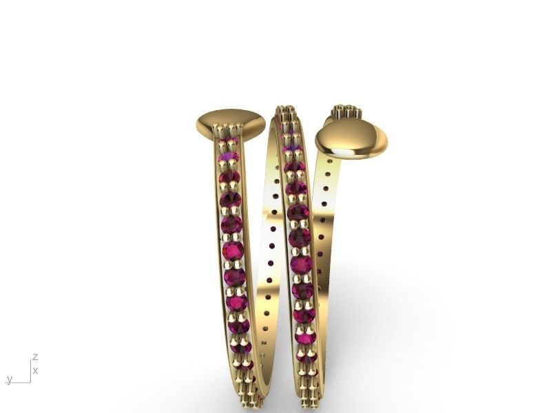 spring ring stl ver  3D print model_11