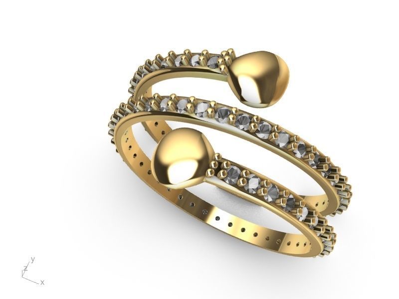 spring ring stl ver  3D print model_2