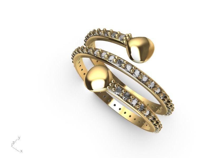 spring ring stl ver  3D print model_3