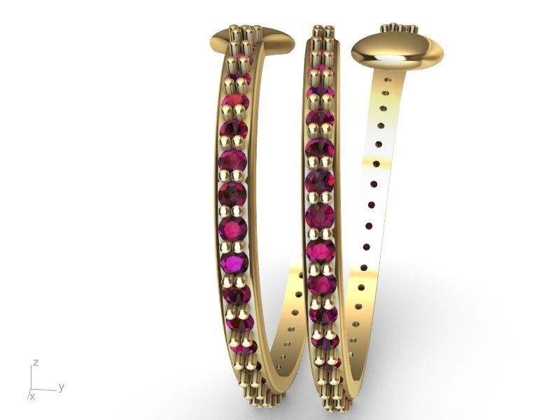 spring ring stl ver  3D print model_19