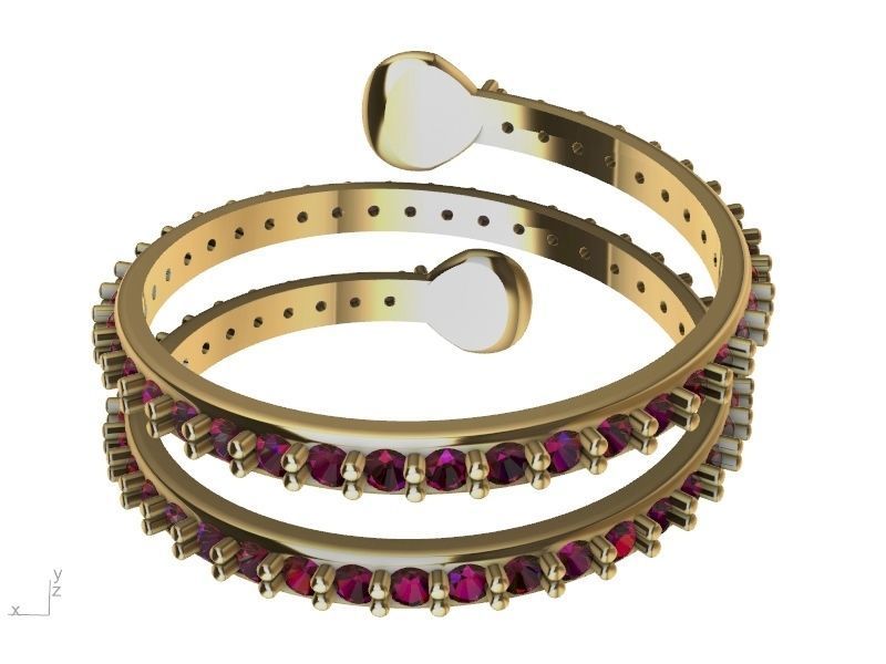 spring ring stl ver  3D print model_18