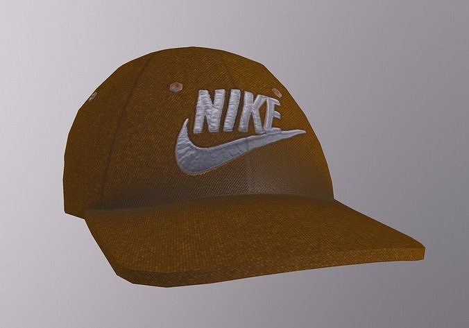 NIKE BASEBALL CAP PBR Low-poly 3D model
