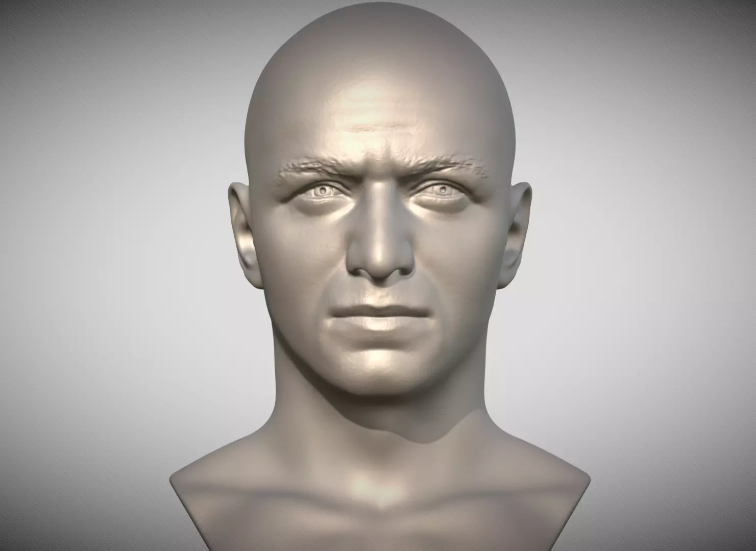 James McAvoy bust for 3D printing 3D print model_0