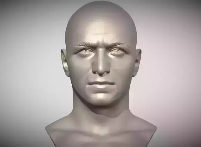 James McAvoy bust for 3D printing 3D print model James McAvoy bust for 3D printing 3D print model