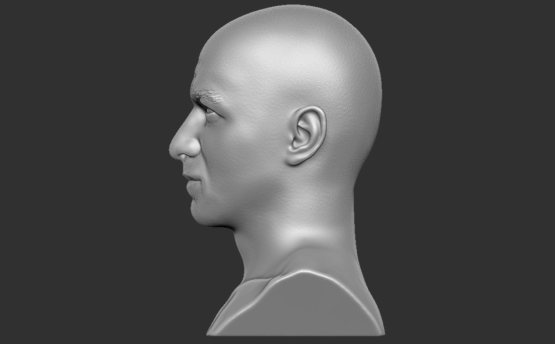 James McAvoy bust for 3D printing 3D print model_9