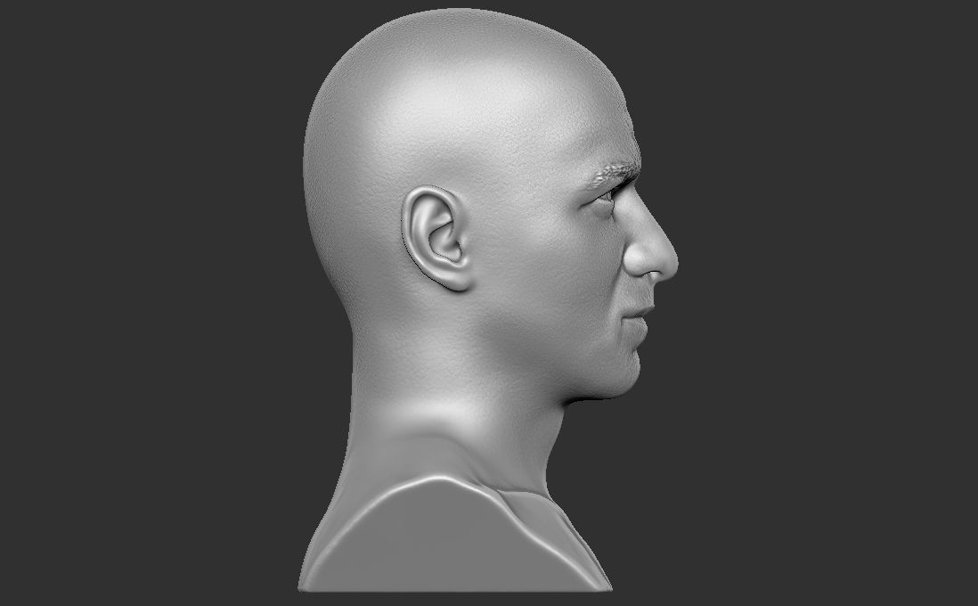 James McAvoy bust for 3D printing 3D print model_13