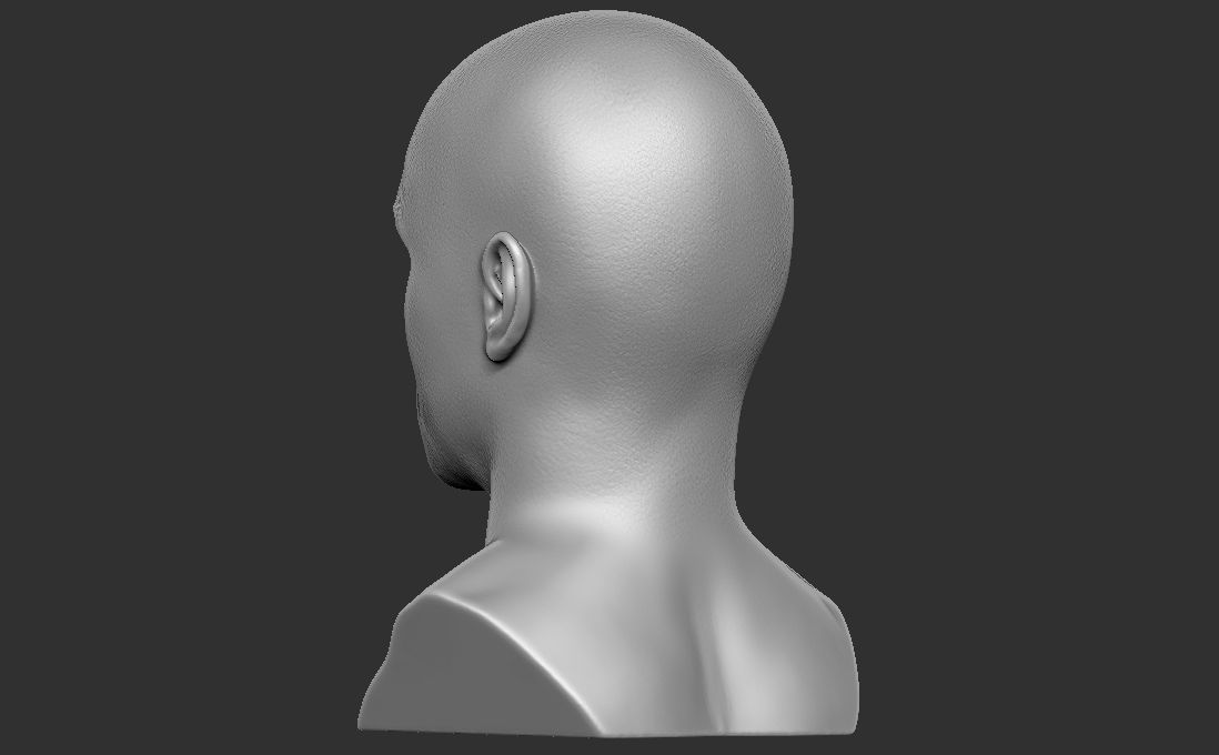 James McAvoy bust for 3D printing 3D print model_10
