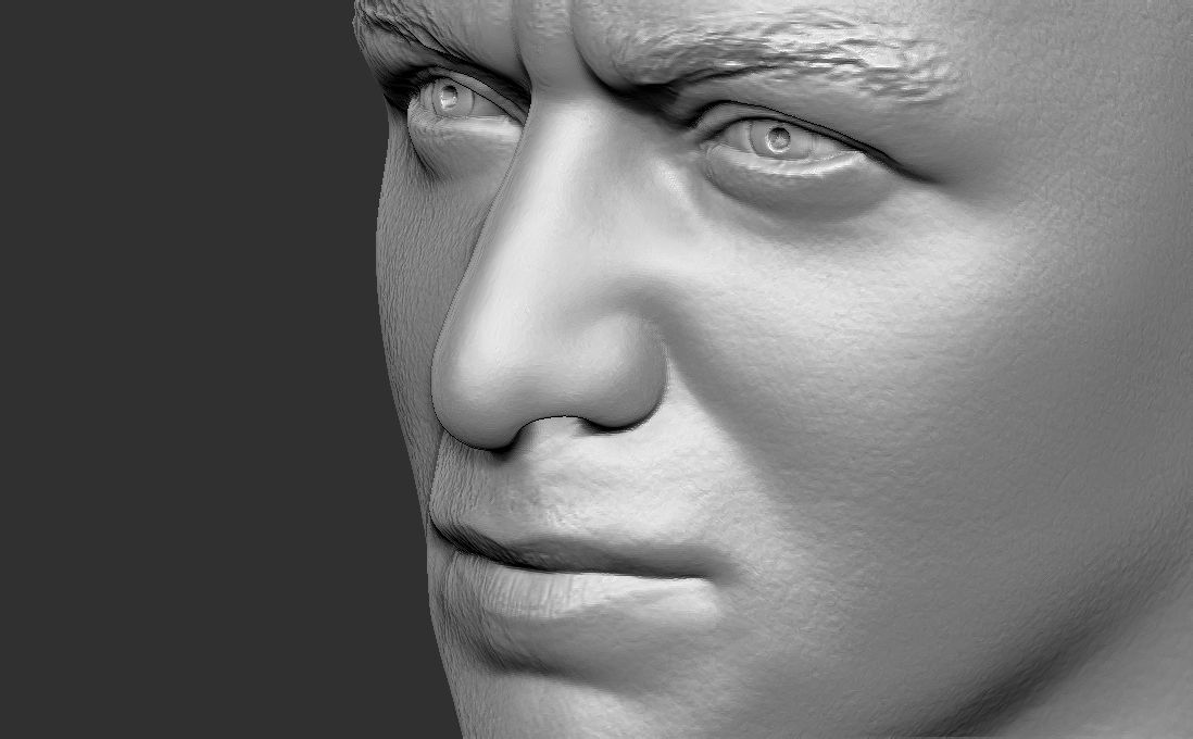 James McAvoy bust for 3D printing 3D print model_24