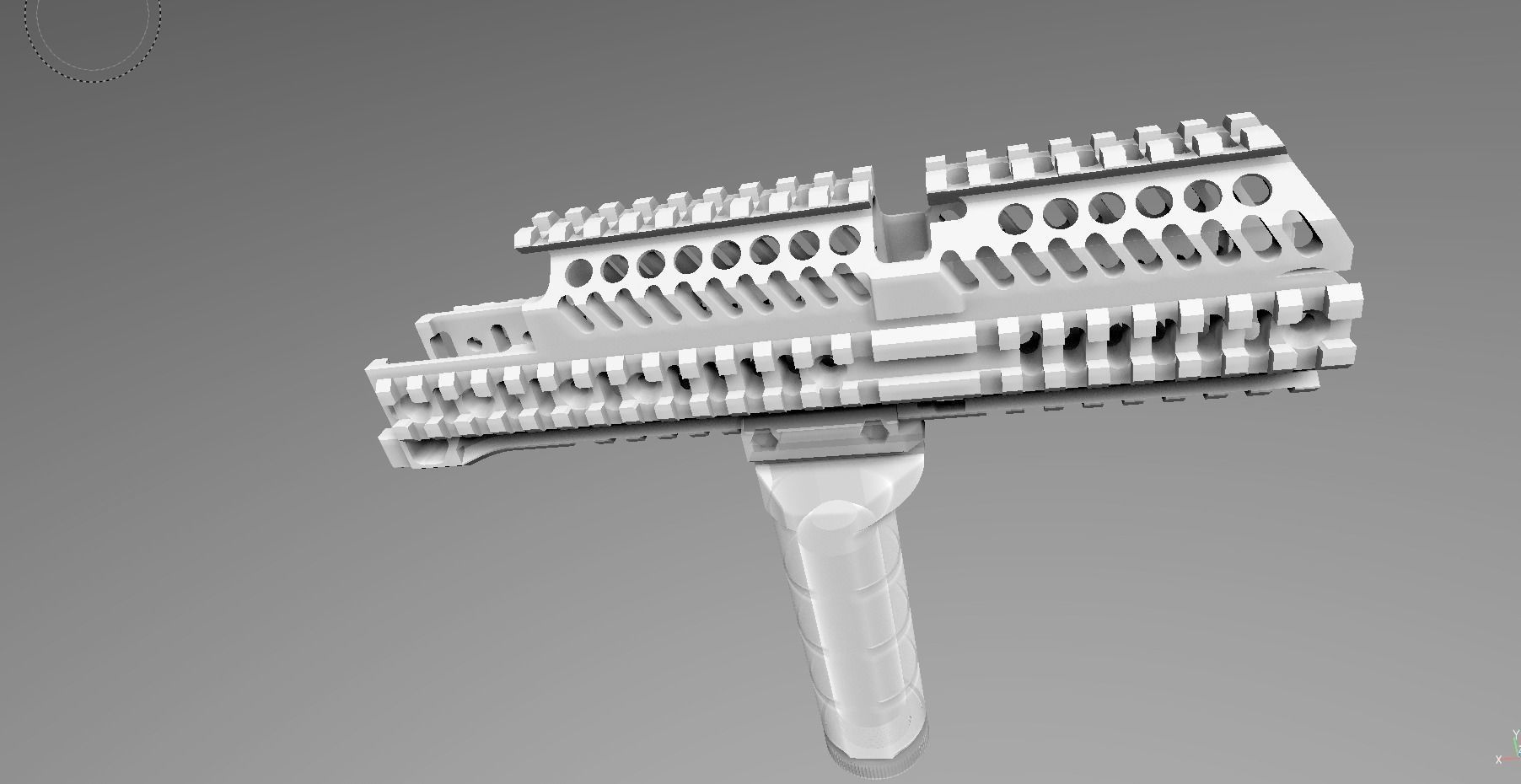 AK 74M SPETSNAZ AAA 3D MODEL Low-poly 3D model_6