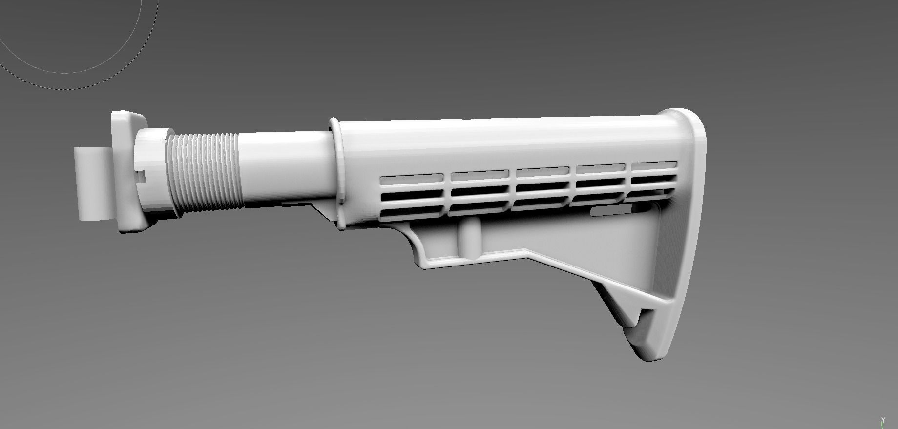 AK 74M SPETSNAZ AAA 3D MODEL Low-poly 3D model_5