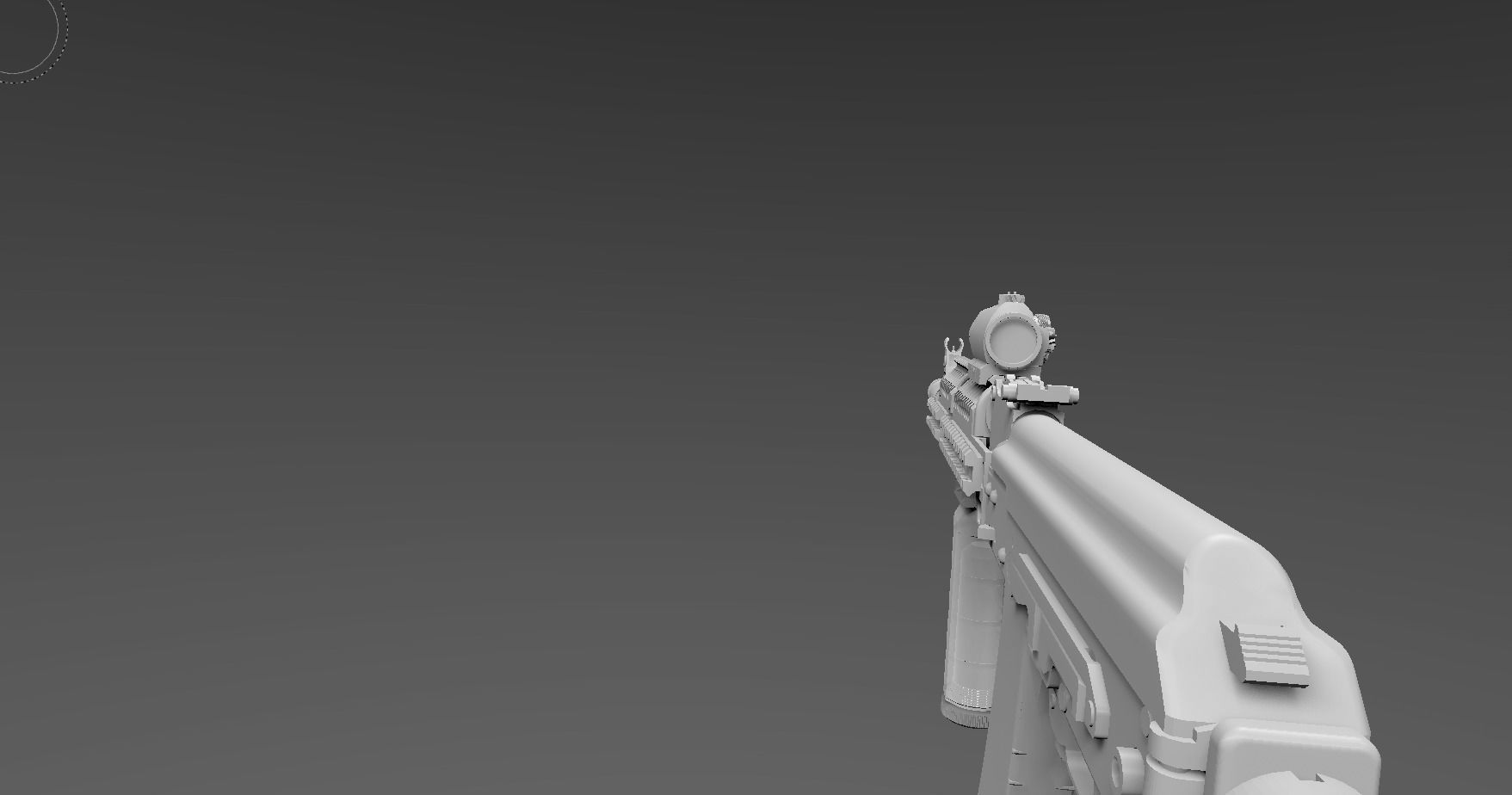 AK 74M SPETSNAZ AAA 3D MODEL Low-poly 3D model_2