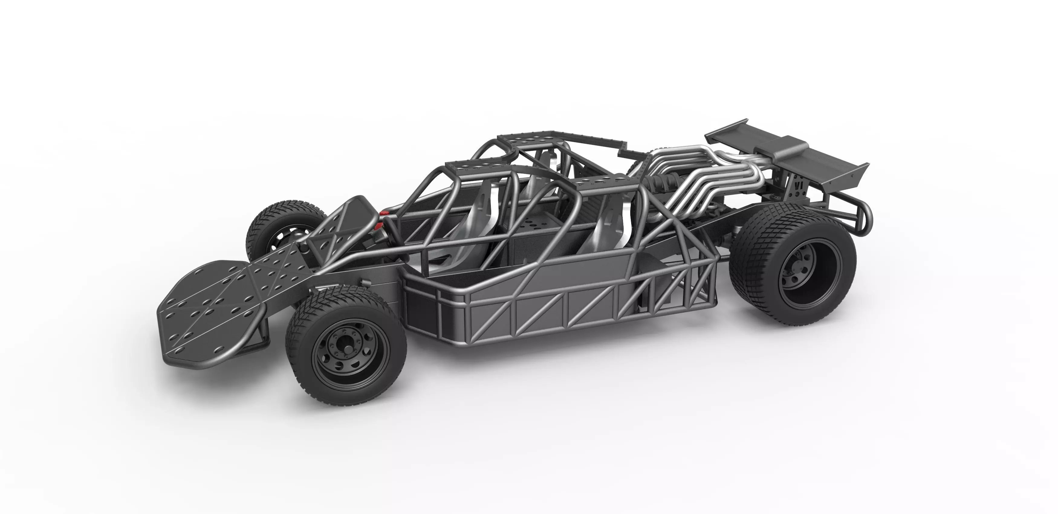 Flip car Scale 1 to 25 3D print model