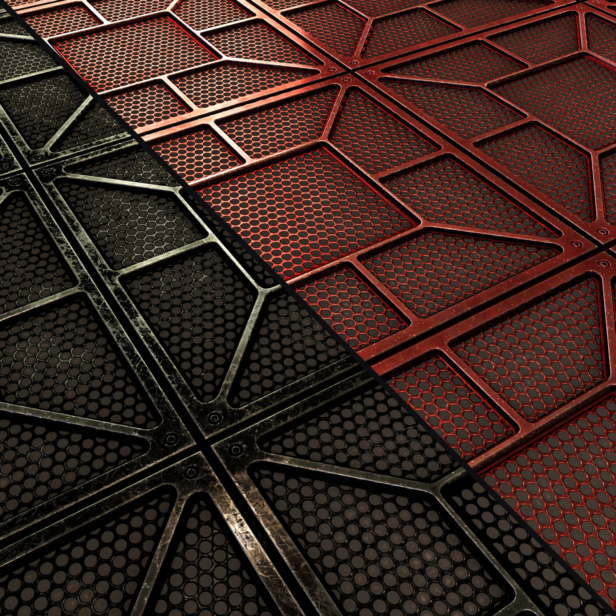 Metal Floor PBR Material Vol 01 Texture_4