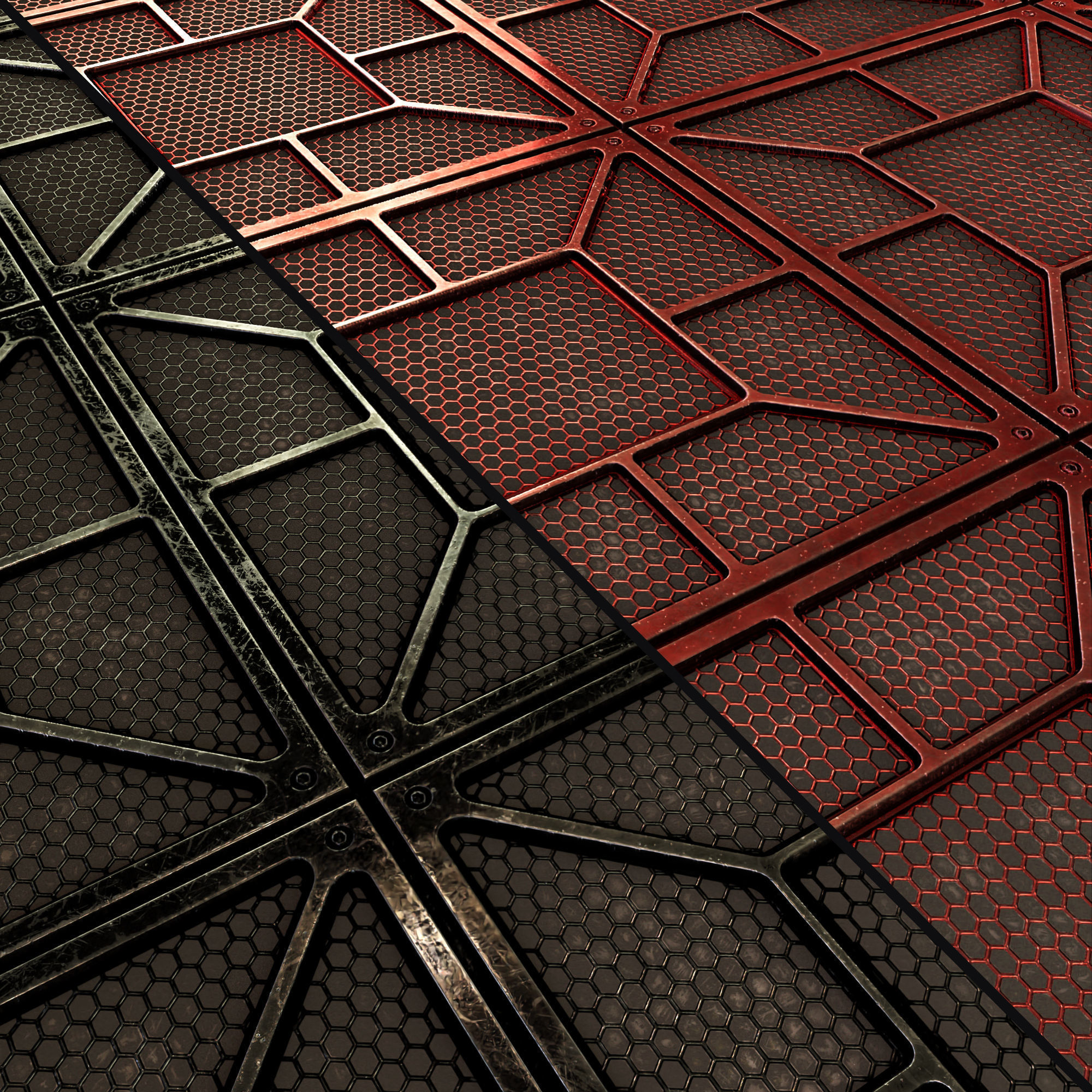 Metal Floor PBR Material Vol 01 Texture_3