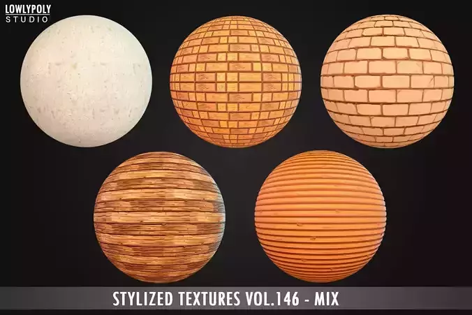 Mix Vol 146 - Stylized Textures Texture