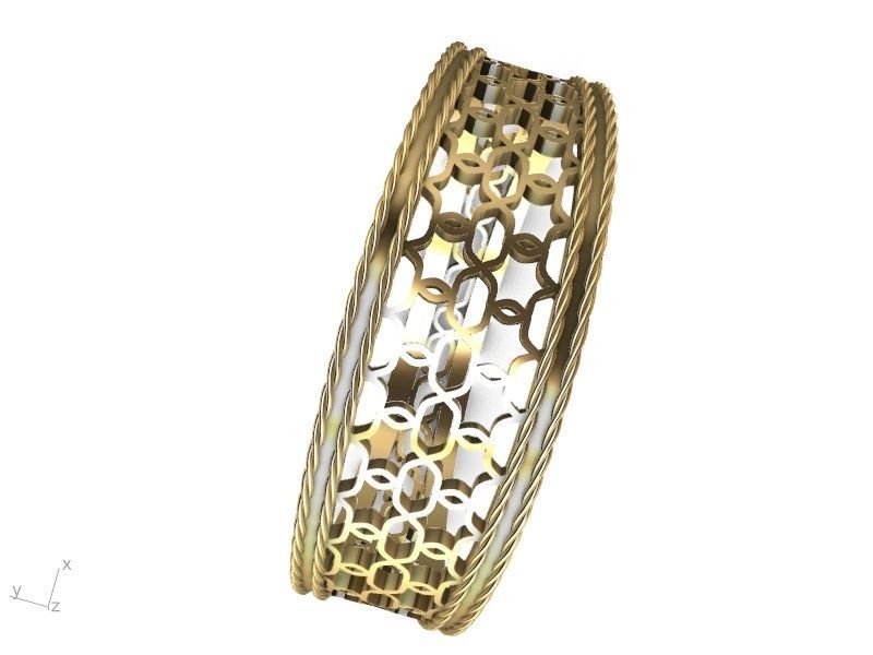 jali rope ring stl verified  3D print model_6