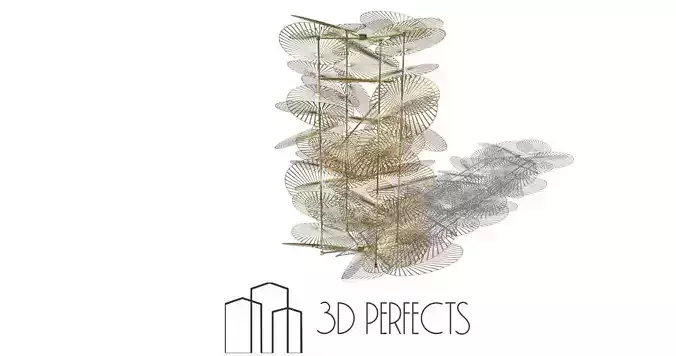 leaf Chandeleir 3D model