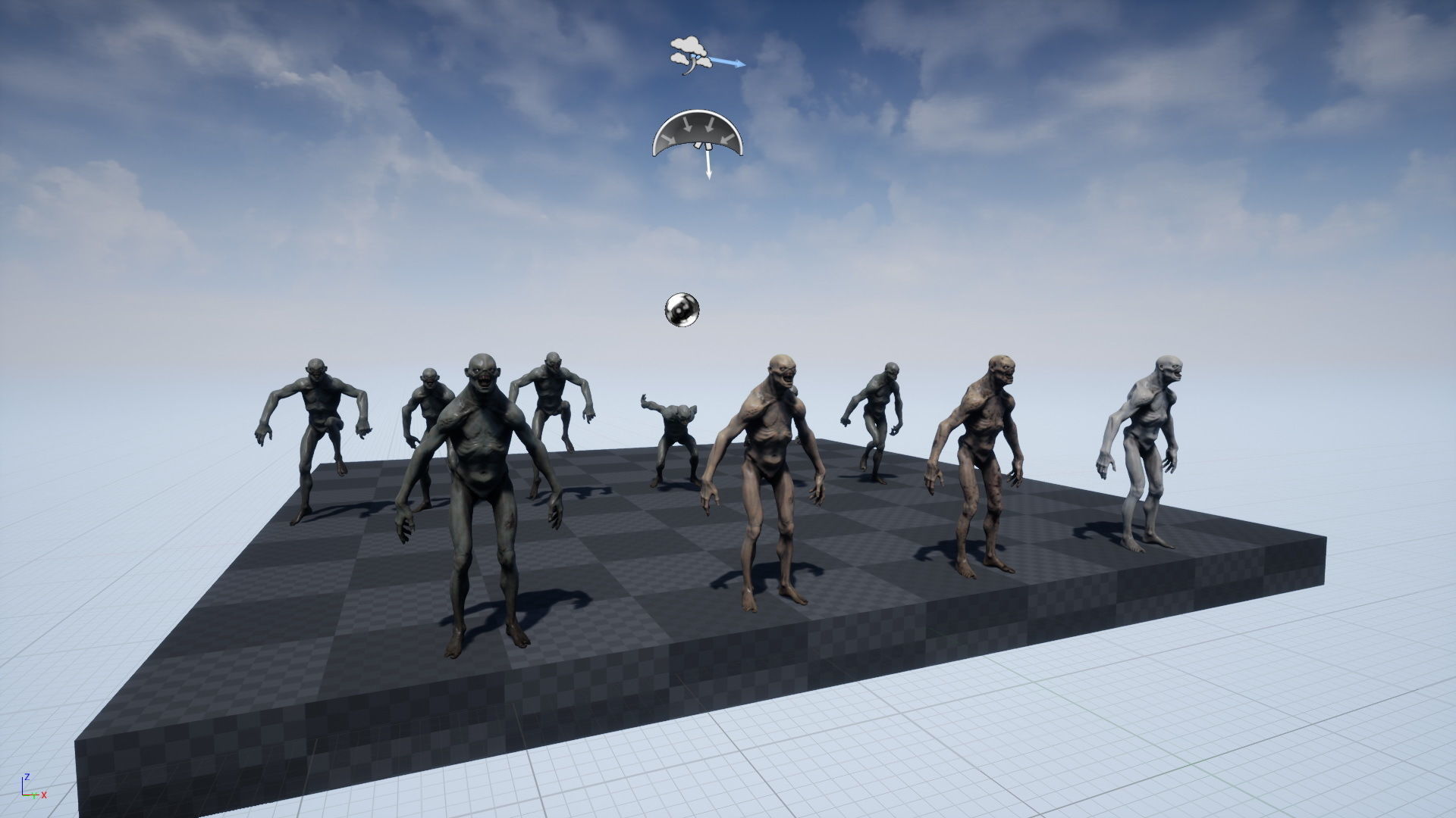 Mutant 4 human Low-poly 3D model_33