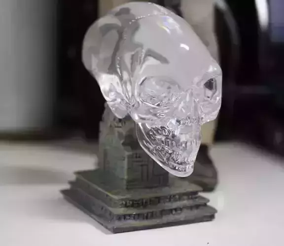 3D model of the Crystal Skull figurine