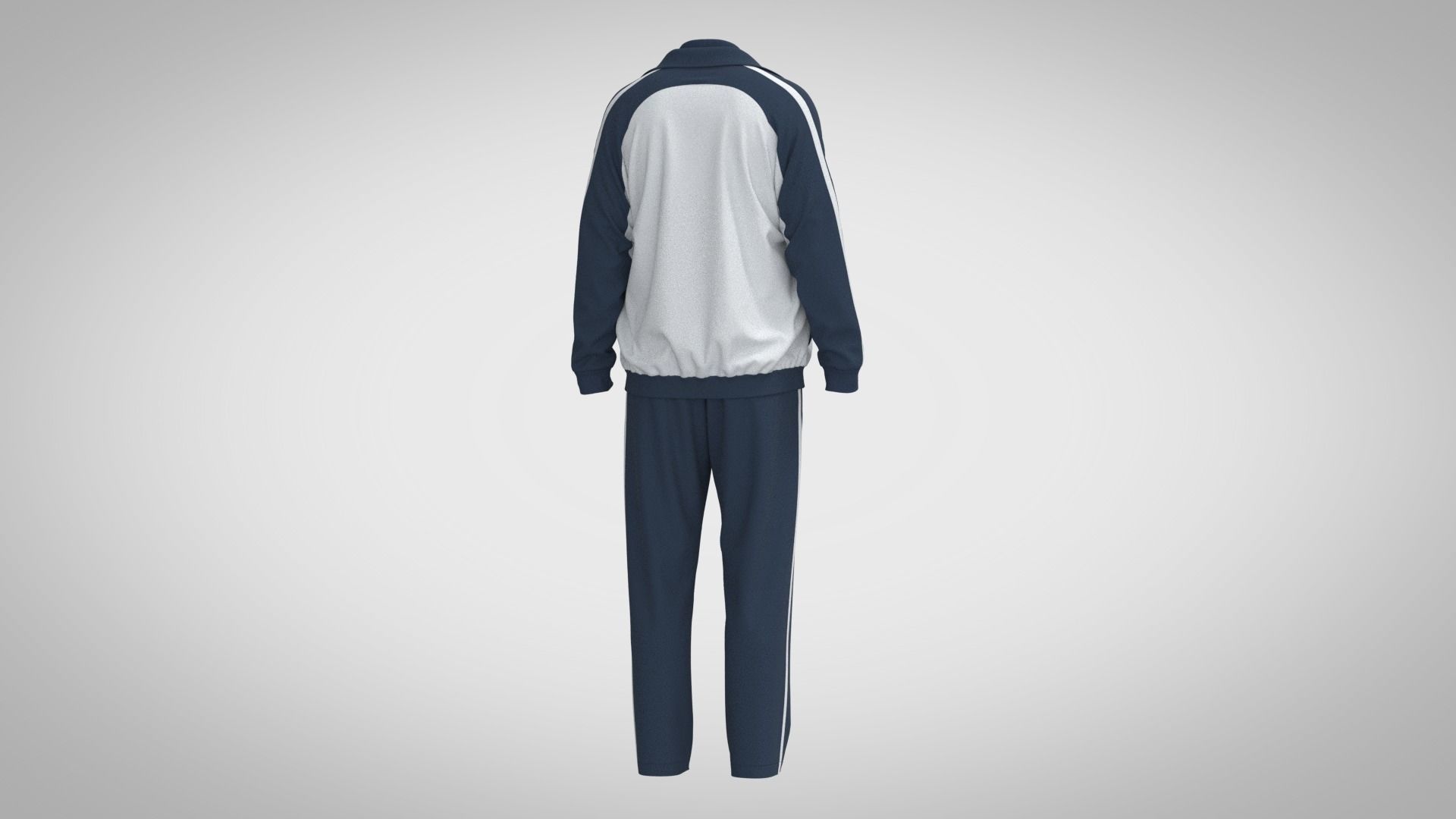 Tracksuit track suit 3D model_6