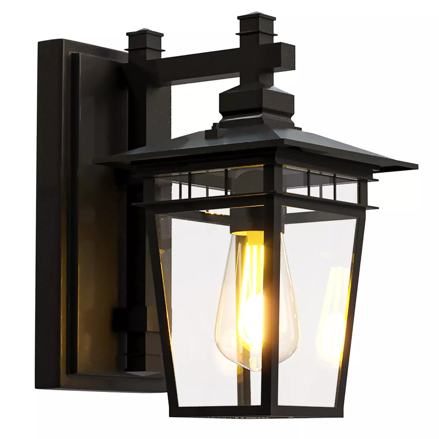 Retro Outdoor Wall Light 3D model_0