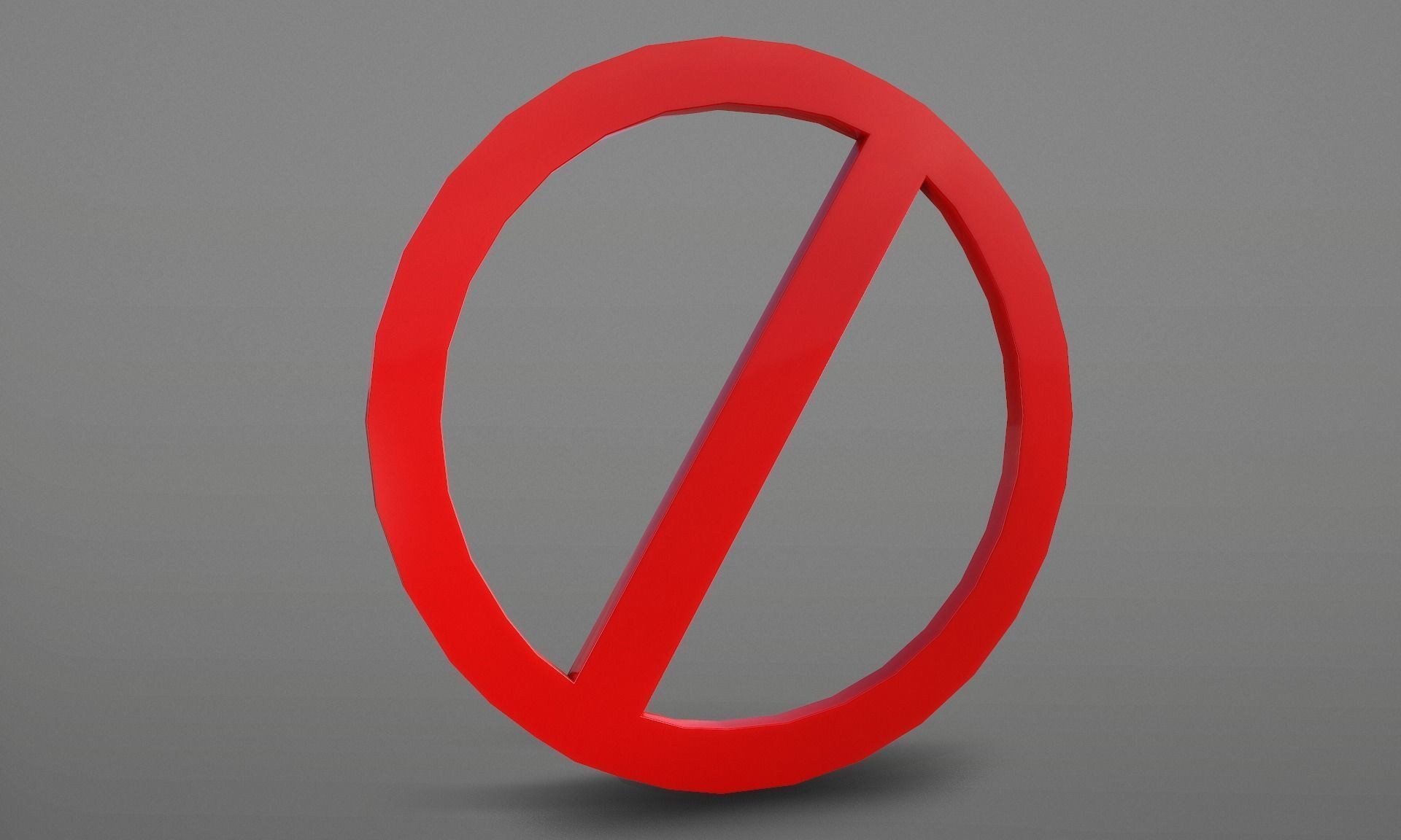 3D model No Symbol Icon VR / AR / low-poly | CGTrader