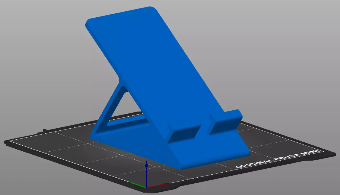 Desktop Smartphone Stand Handy Halter Free 3D print model