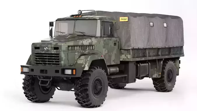 KrAZ 5233 VE 2010 3D model