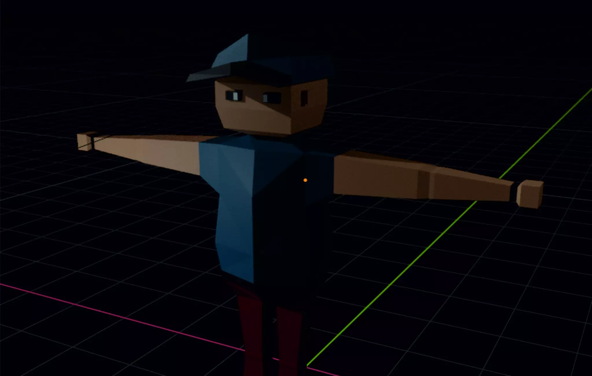 My Ch Low-poly 3D model_0