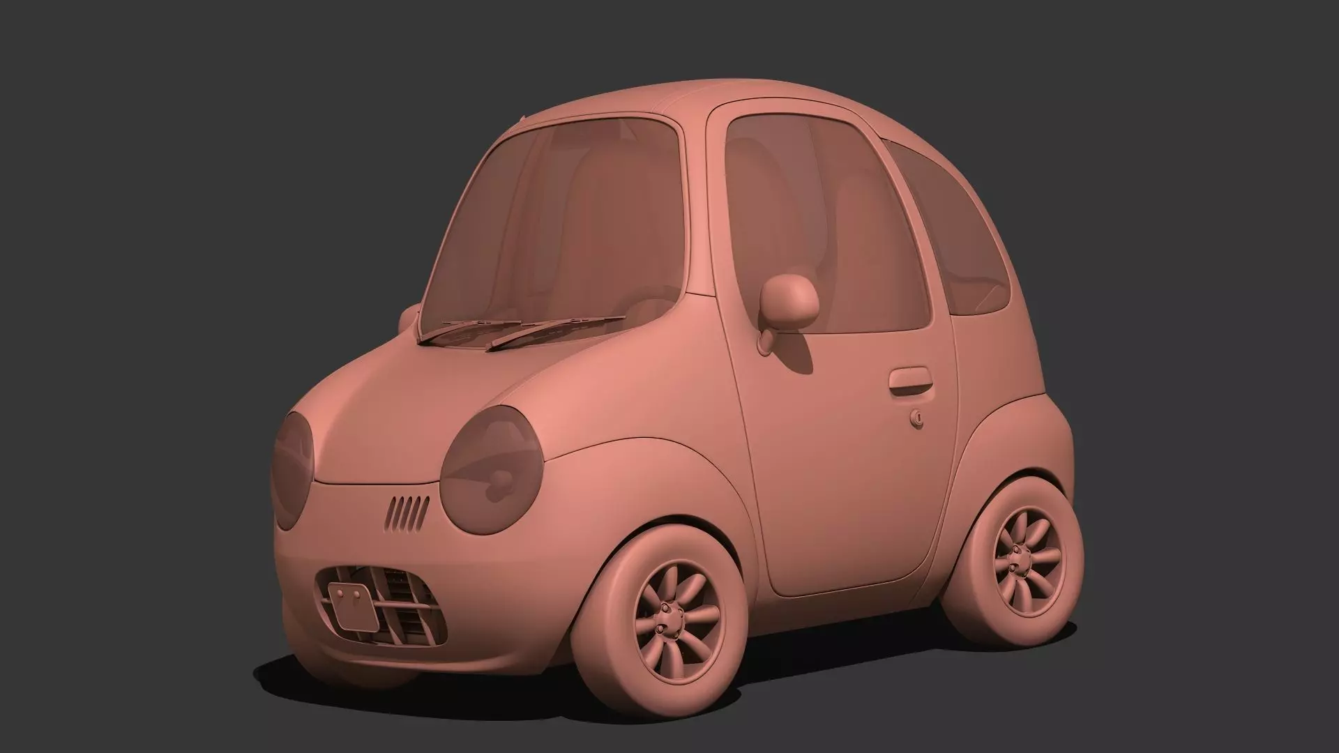 Cartoon Car 3D model