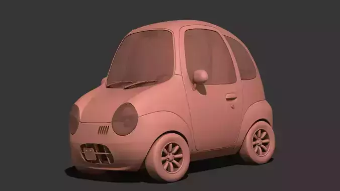 Cartoon Car 3D model
