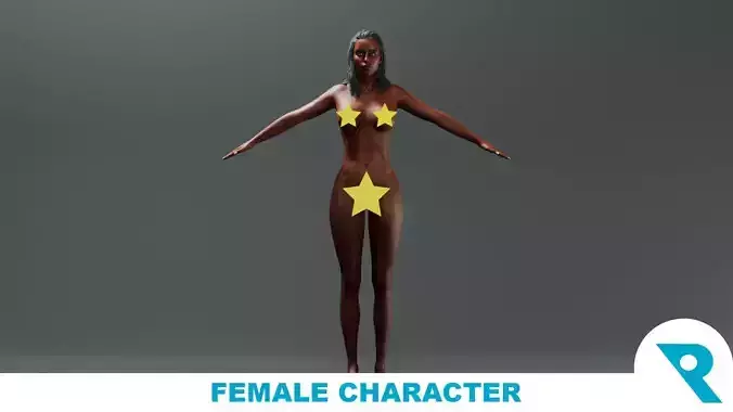 Realistic Female Character - Nylas