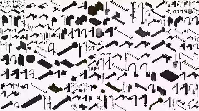 Luxury Plumbing Bathroom Fixtures Collection 