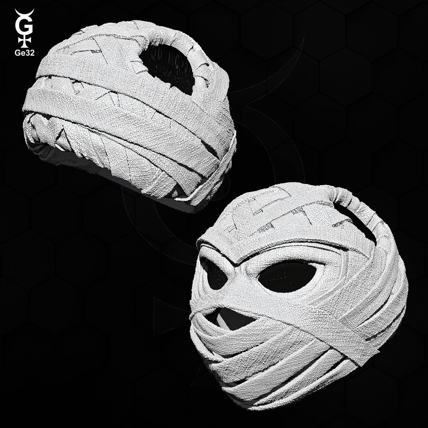 MOON KNIGHT CAT - MASK 3D print model_6