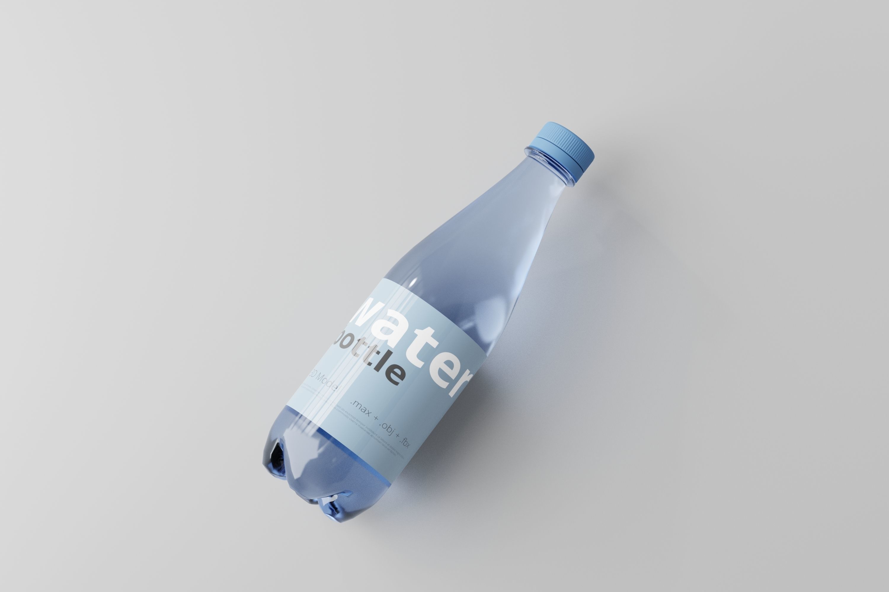 Water Bottle 3D model_4