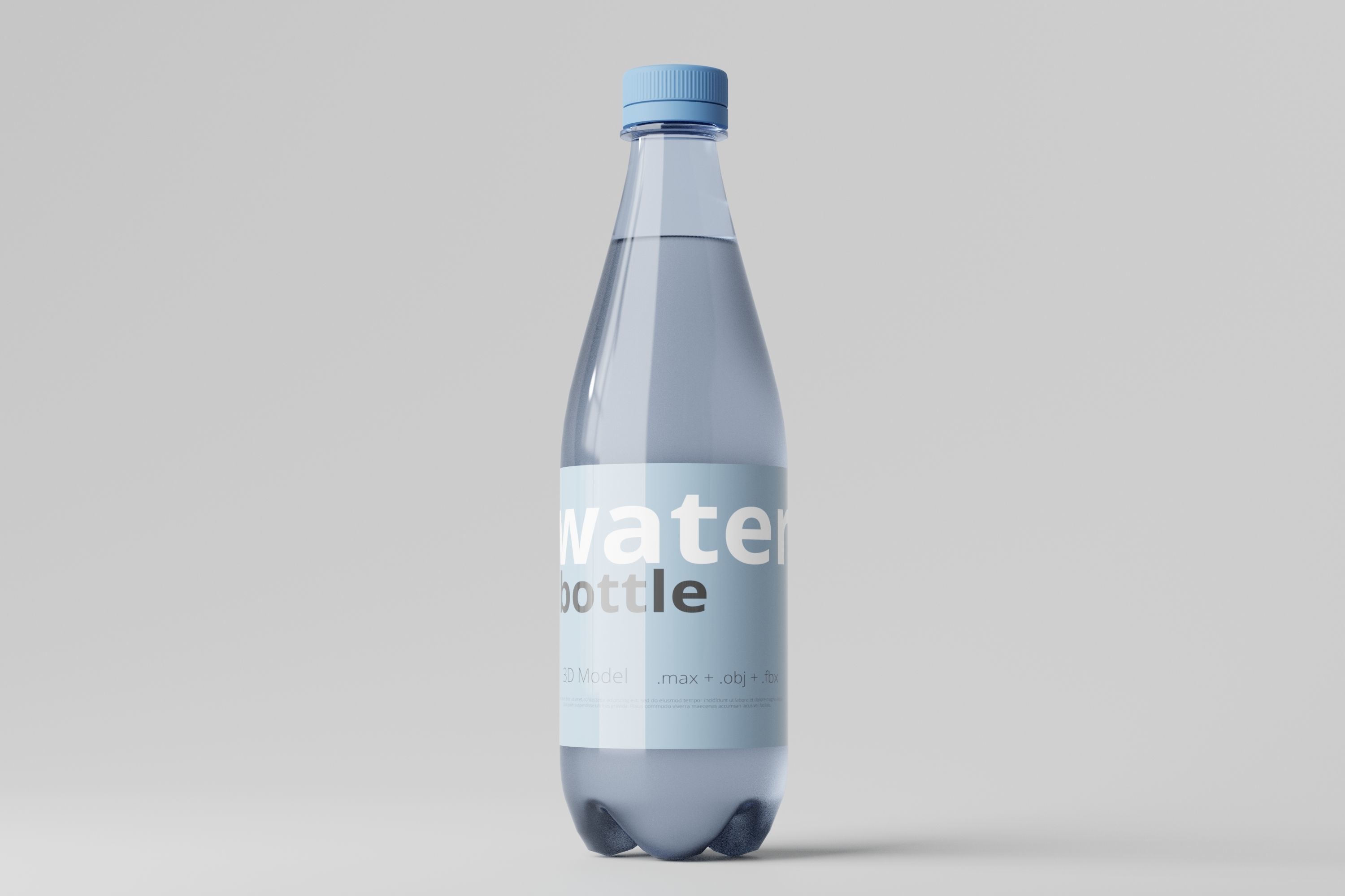 Water Bottle 3D model_1