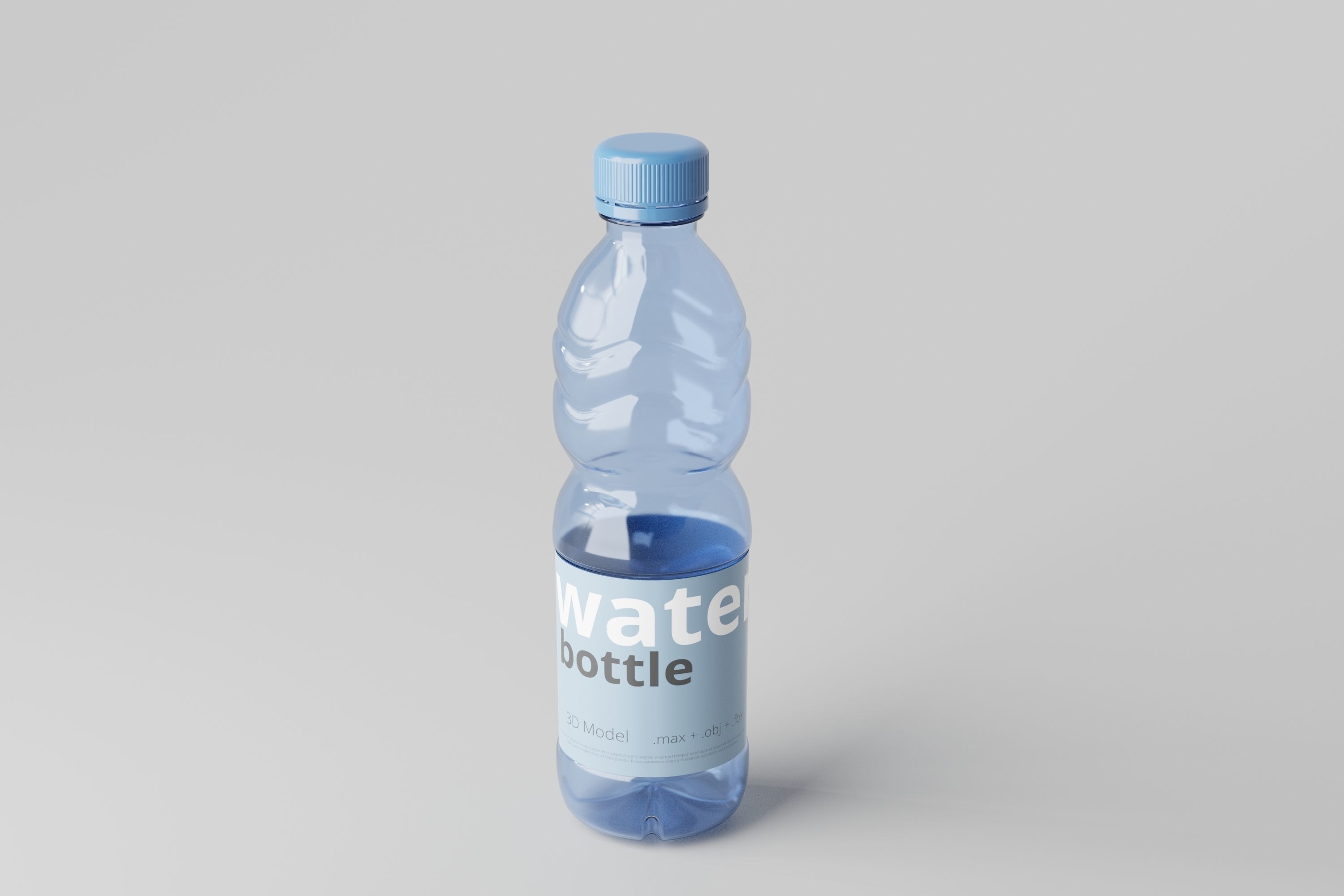 Water Bottle 3D model_2