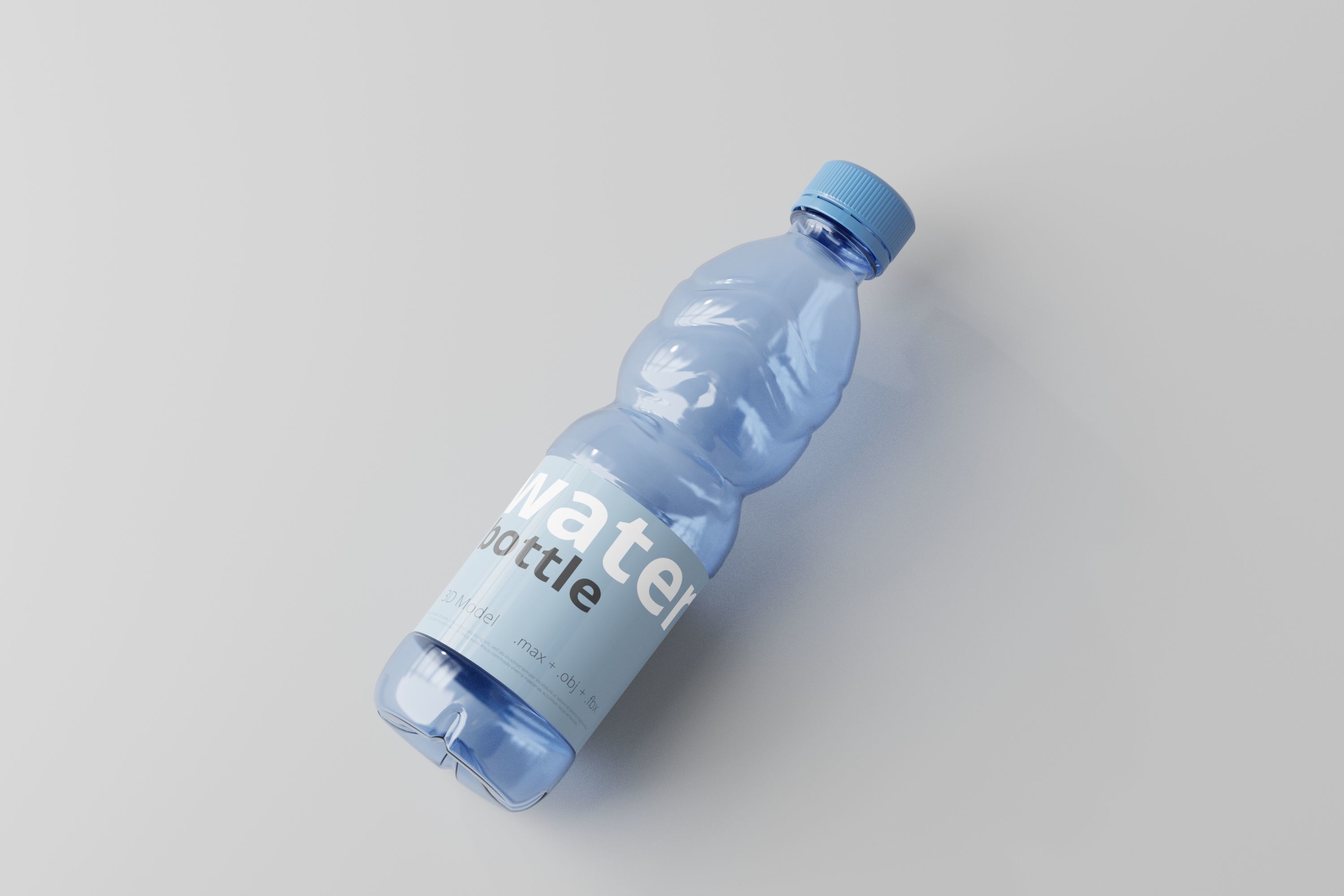 Water Bottle 3D model_4