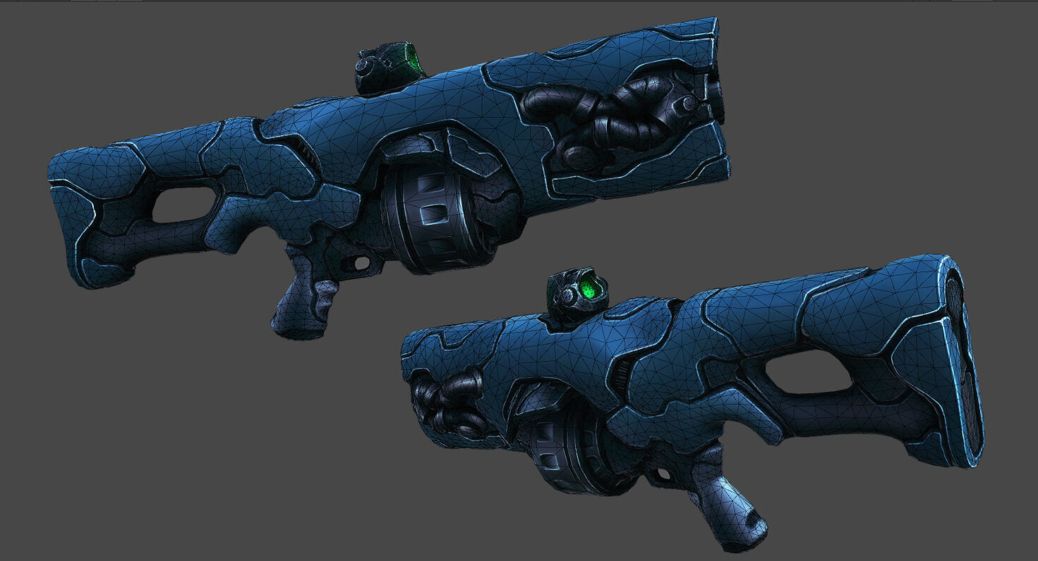 Soldier SciFi - 3 Characters - 2 Animation Sets Low-poly 3D model_17