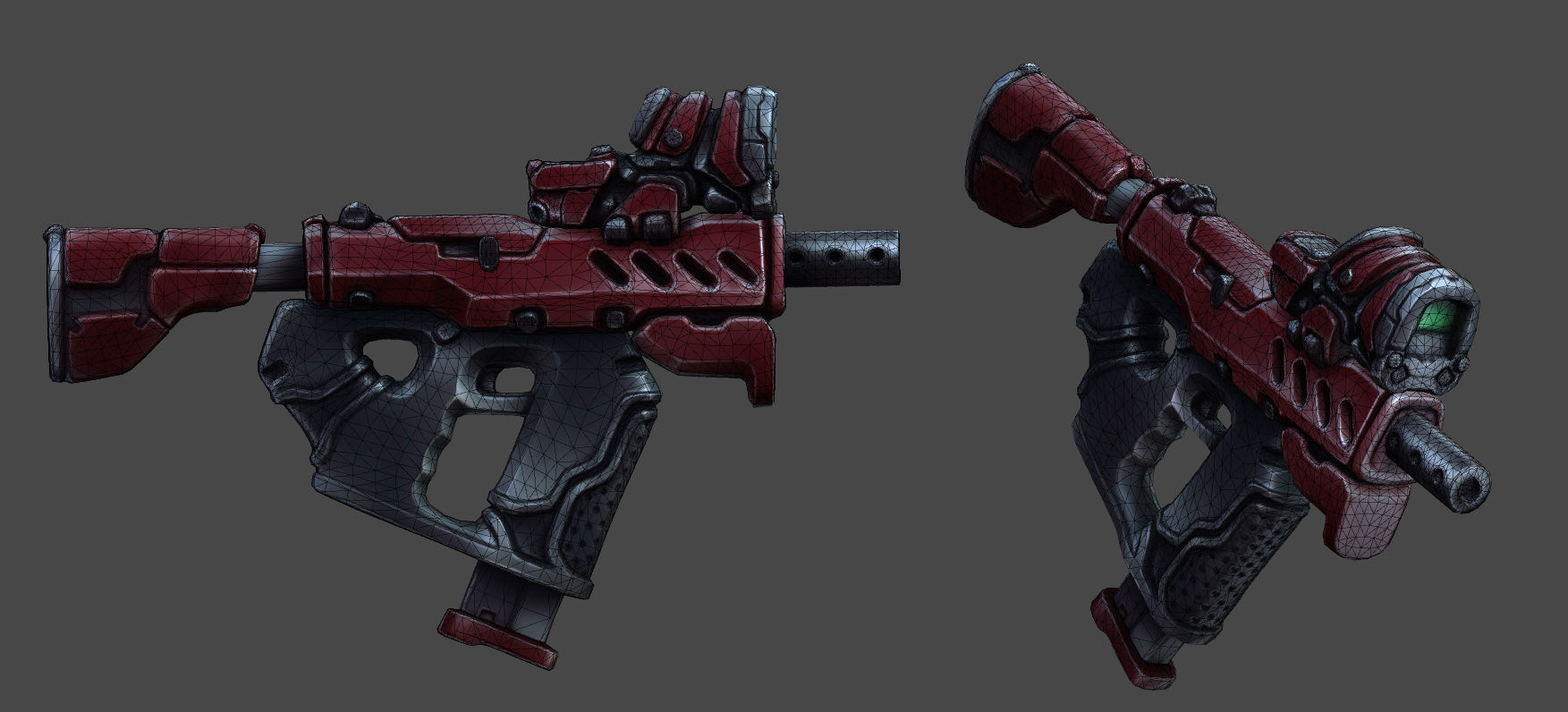 Soldier SciFi - 3 Characters - 2 Animation Sets Low-poly 3D model_12