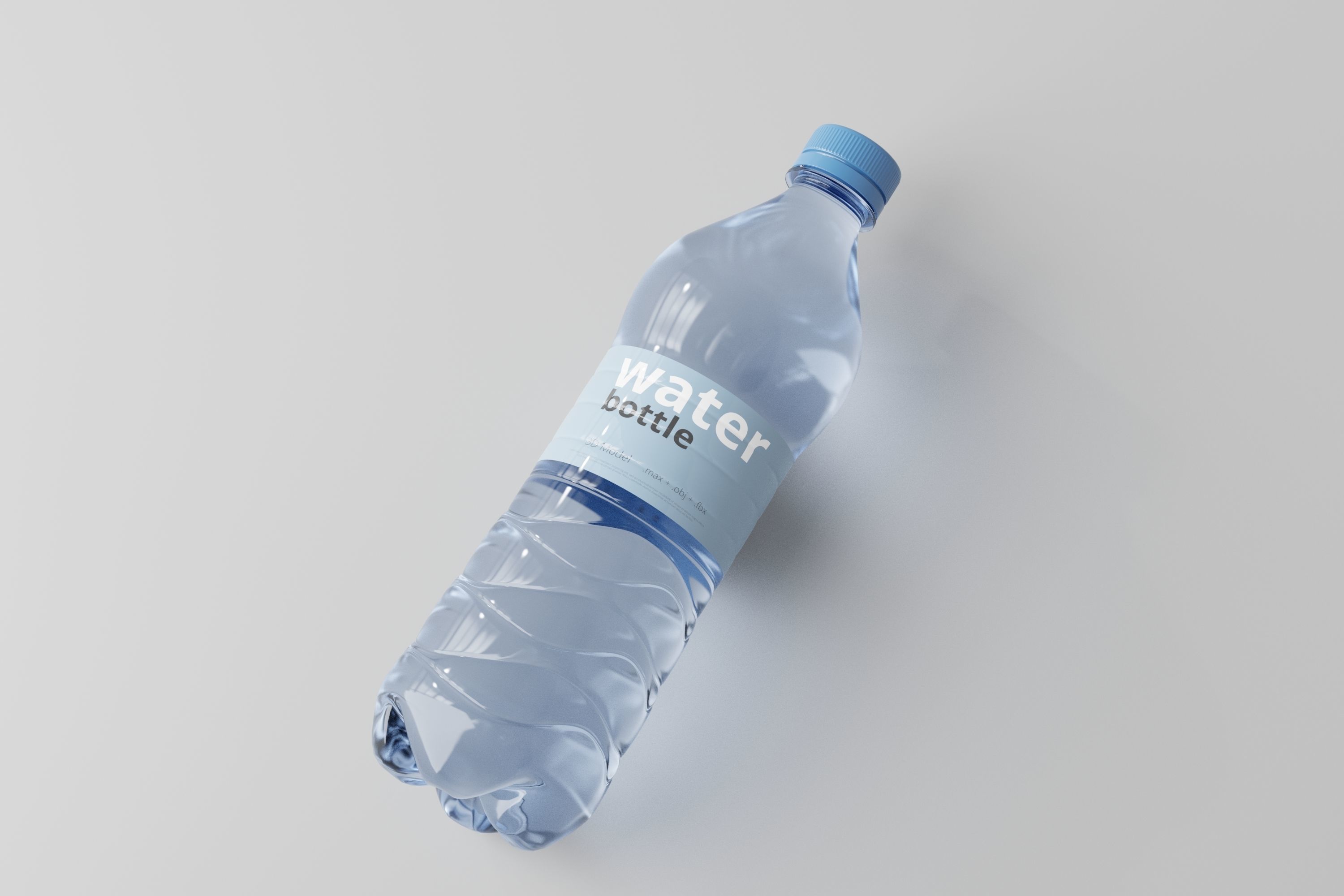 Water Bottle 3D model_4