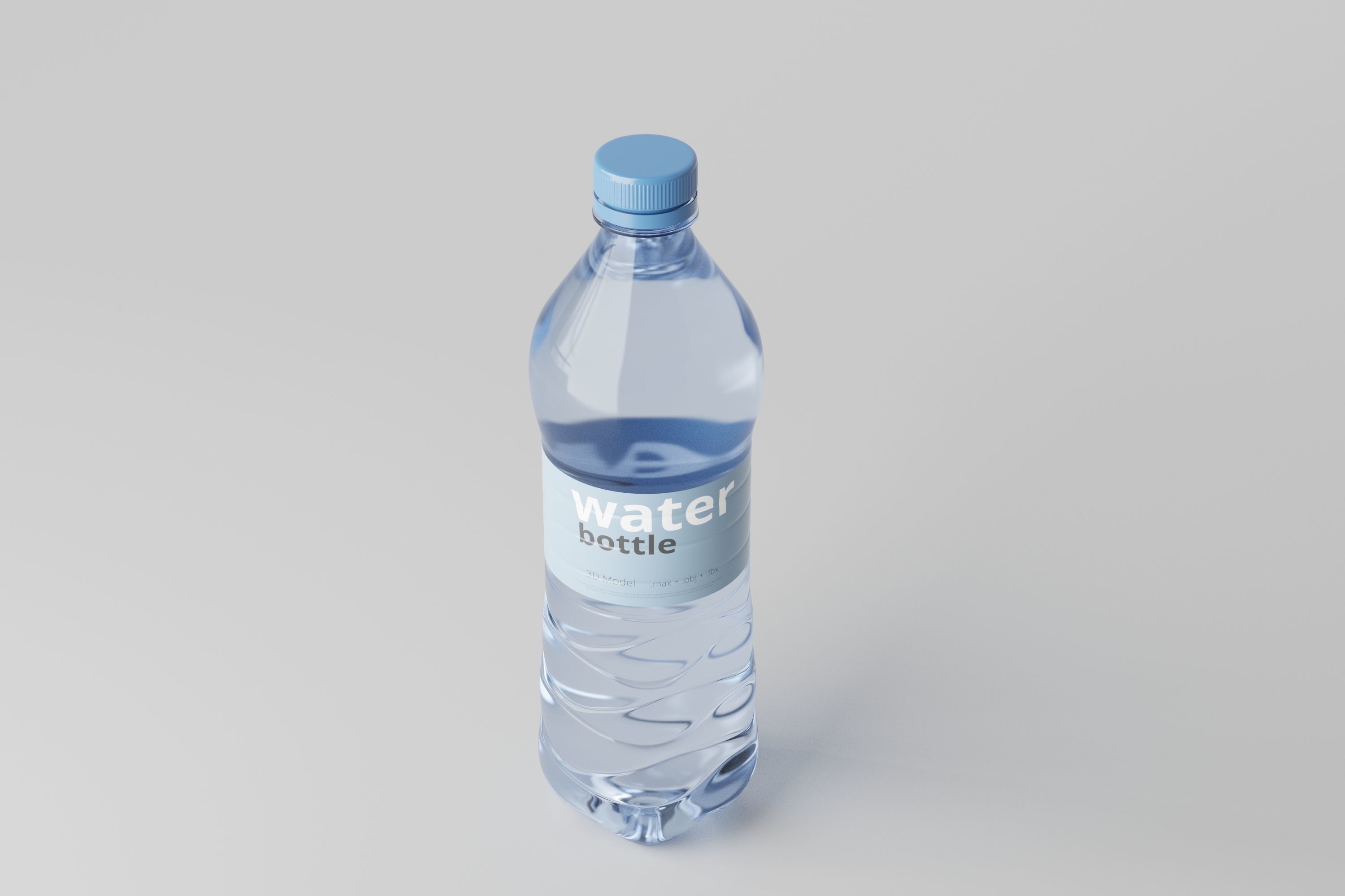 Water Bottle 3D model_2