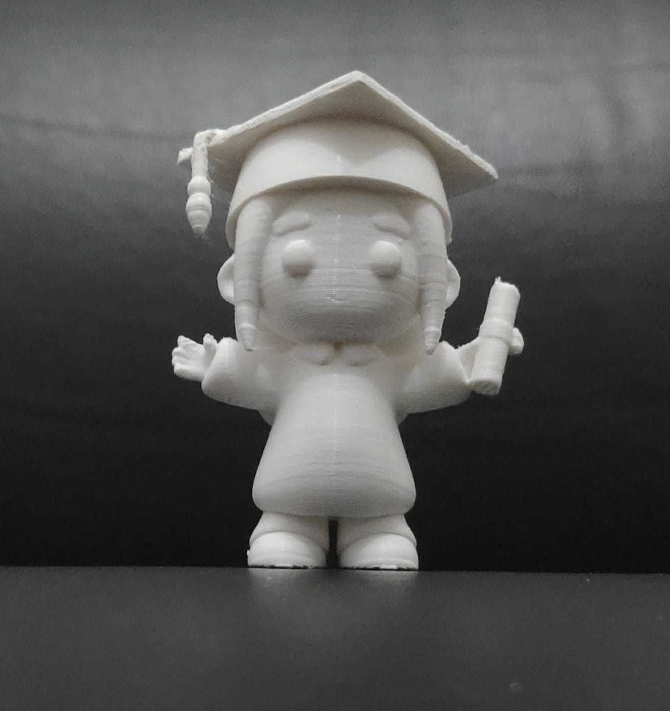 Girl Graduate 3D model 3D printable | CGTrader