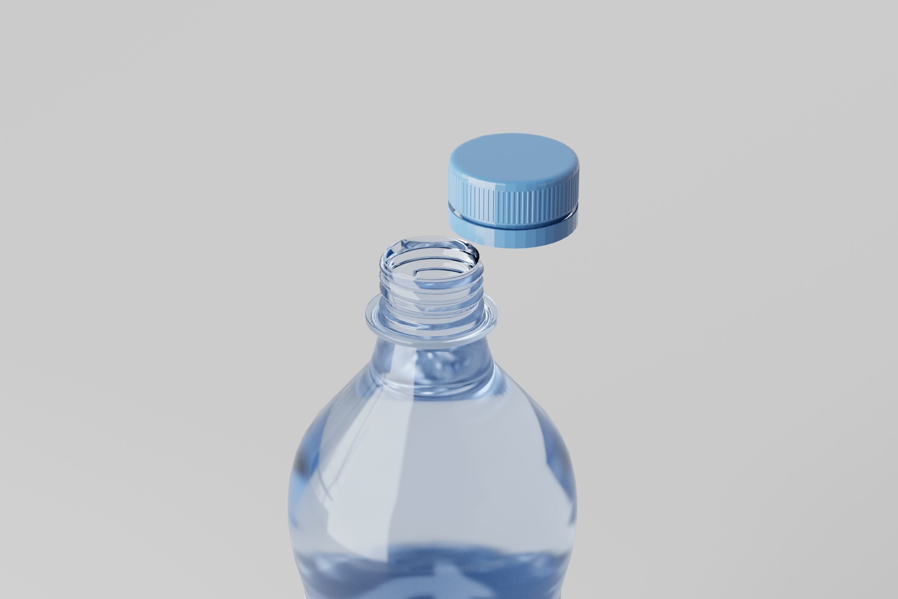 Water Bottle 3D model_3