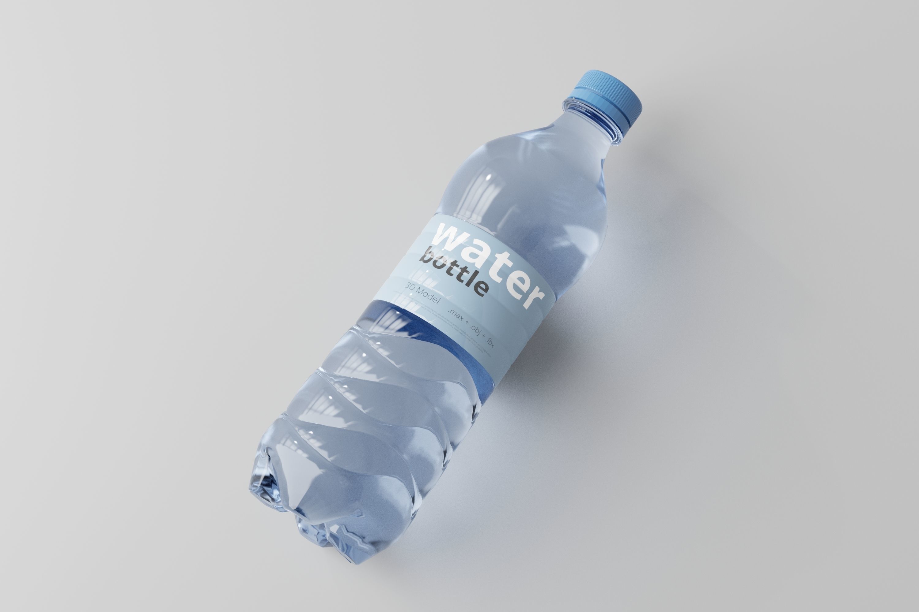 Water Bottle 3D model_4