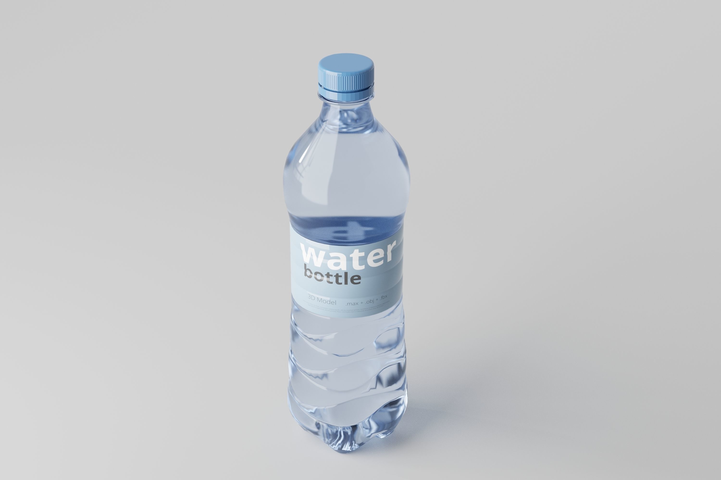 Water Bottle 3D model_2