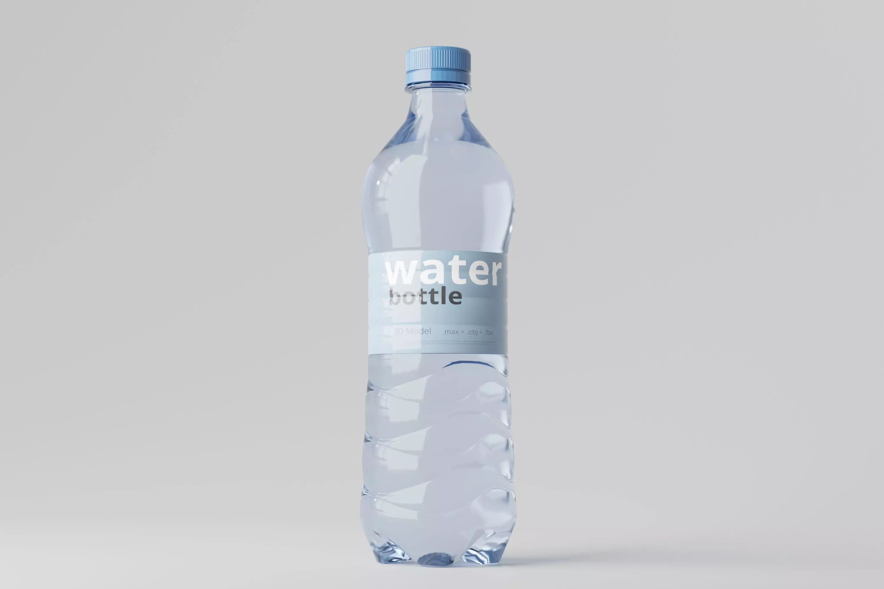 Water Bottle 3D model_0