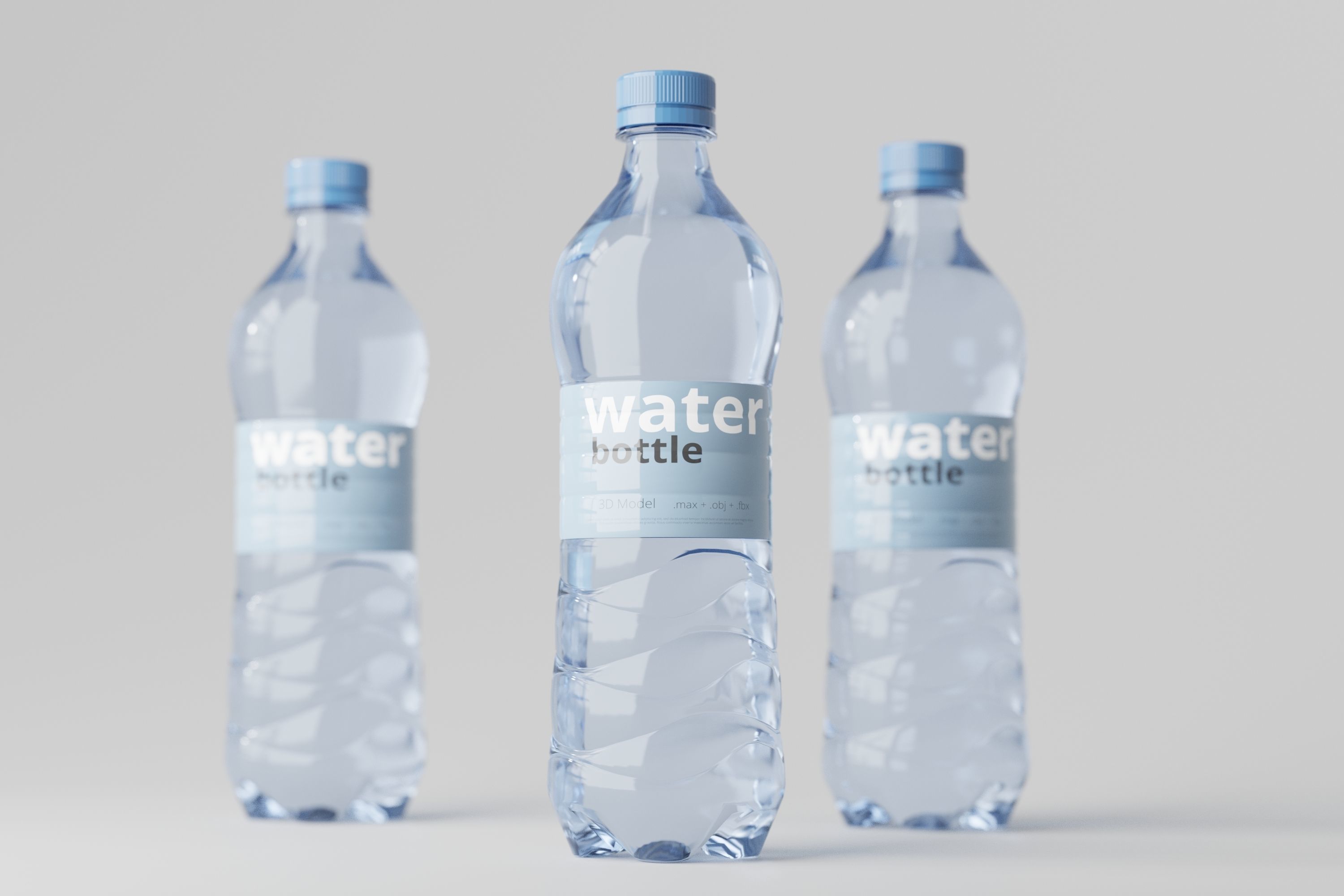 Water Bottle 3D model_5