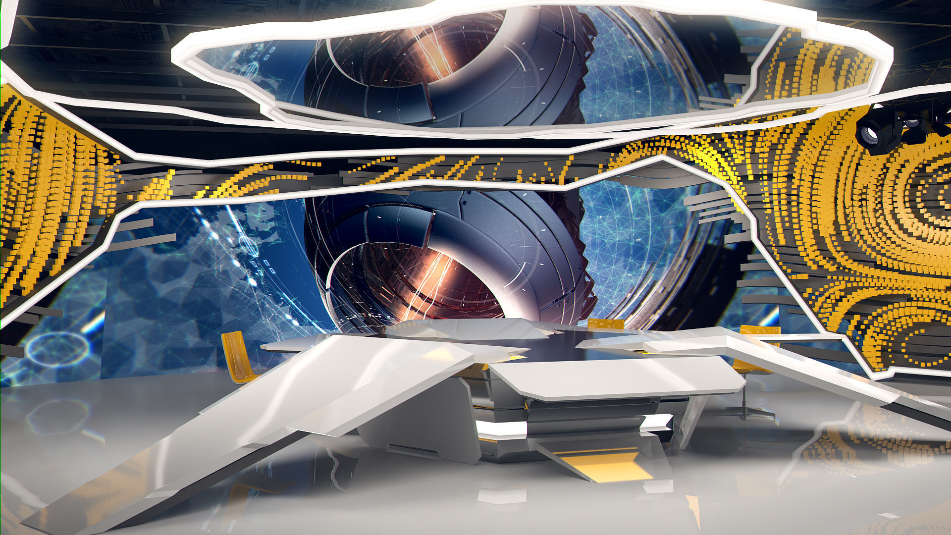 Virtual Studio 29 PBR Low-poly 3D model_4