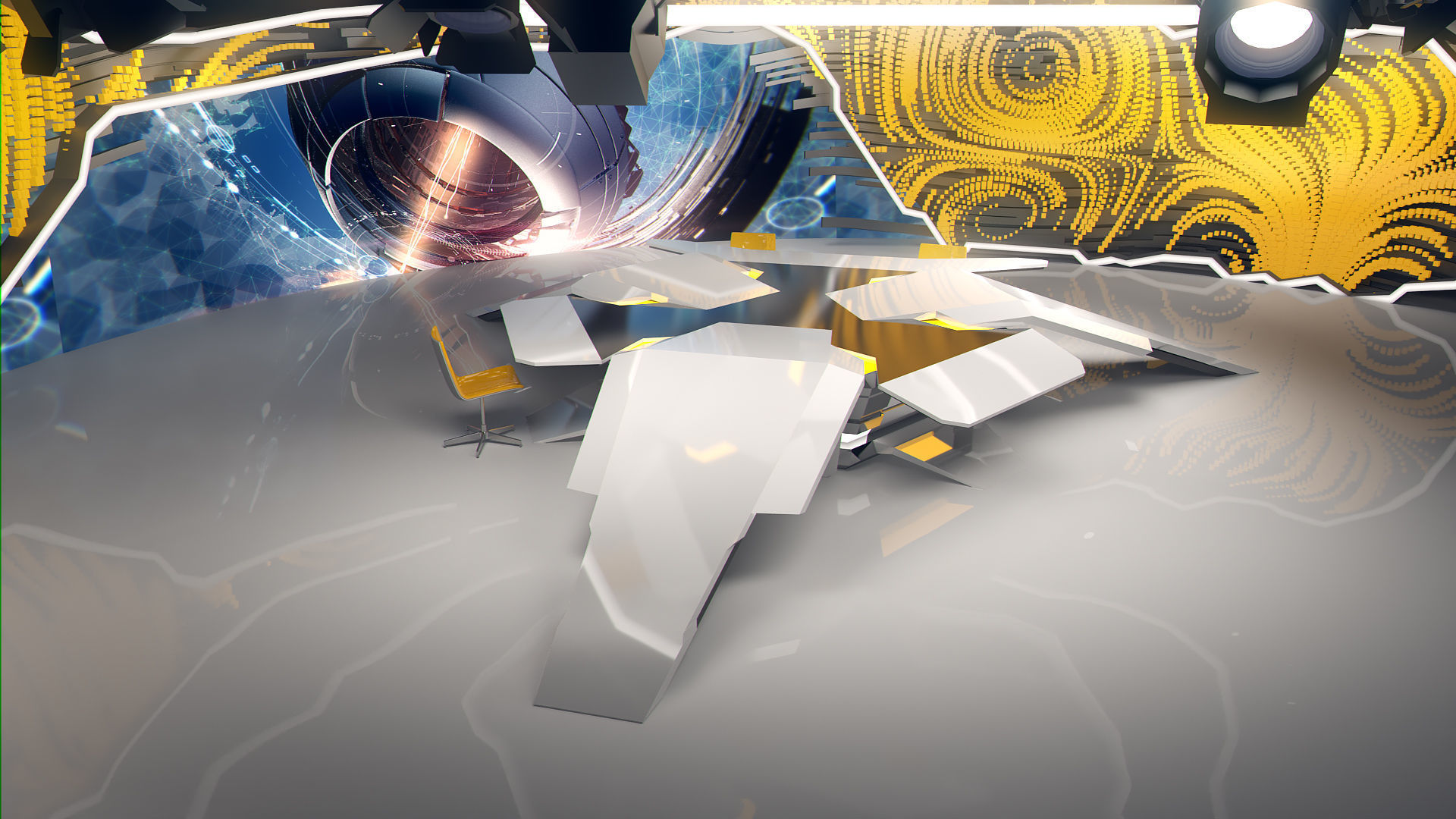 Virtual Studio 29 PBR Low-poly 3D model_7